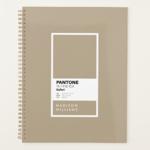 Agenda Notebook Safari Personalizado Neutro personaliza