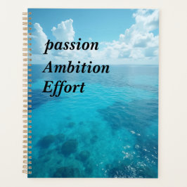 Agenda Notebook Sea Spiral