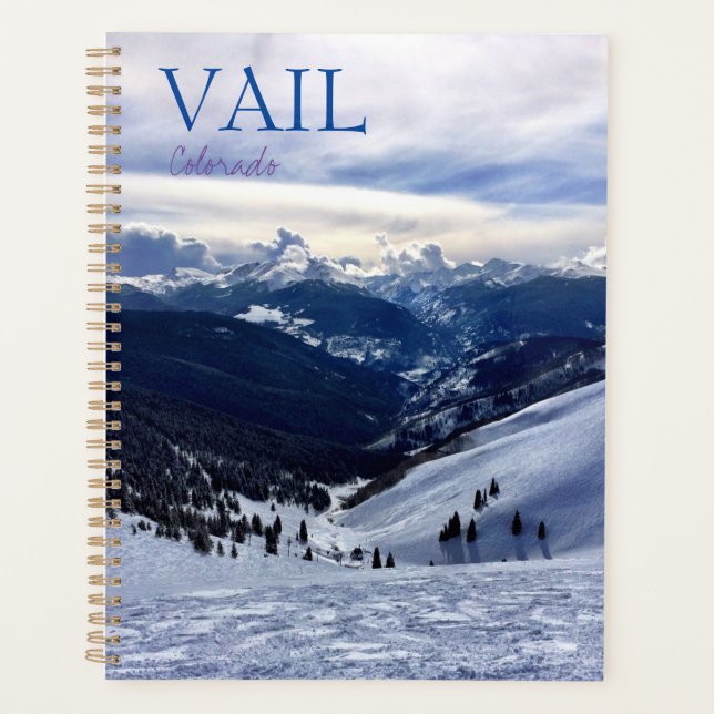 Agenda Notebook Vail Colorado Scenical Year Planner (Frente)