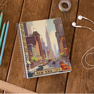 Agenda Nova Iorque Poster viagens vintage