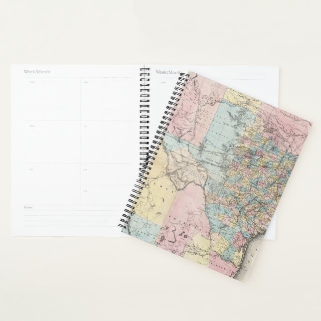 Agenda Novo mapa do estado do Texas de Richardson (Exibição)