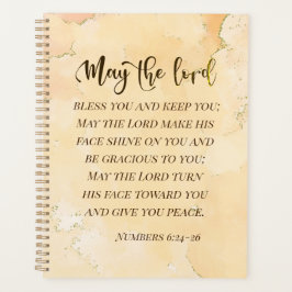 Agenda Números 6:24-26 O Senhor Abençoa-te e Mantém-te