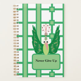 Agenda Nunca Desistir do Peacock Planner