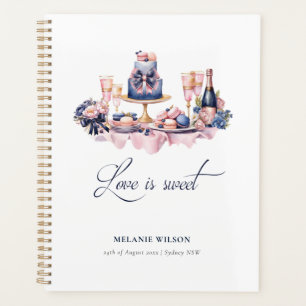 Agenda O amor é doce Chuveiro de Noiva Personalizado