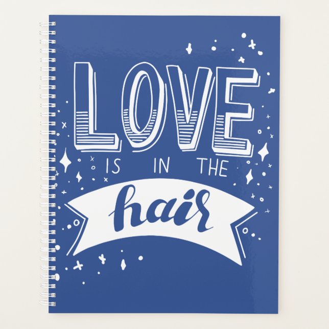 Agenda O Amor Está No Cabelo (Frente)