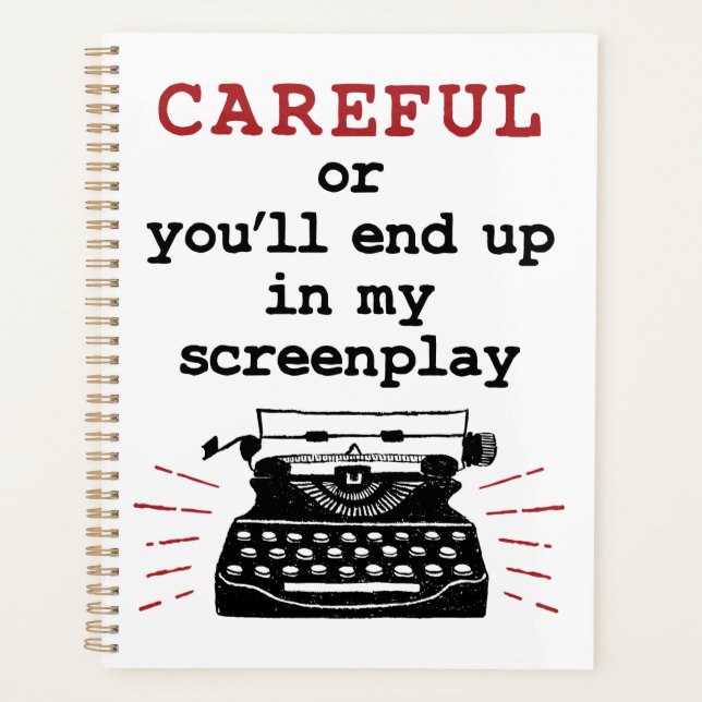 Agenda O Criador De Telas Termina Cuidadosamente Na Minha (Frente)