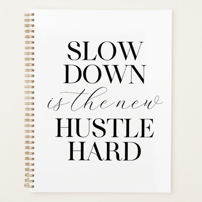 Agenda O Duro Do Hustle É Lento (Frente)