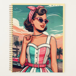 Agenda O glamour das mulheres da moda dos anos cinquenta,