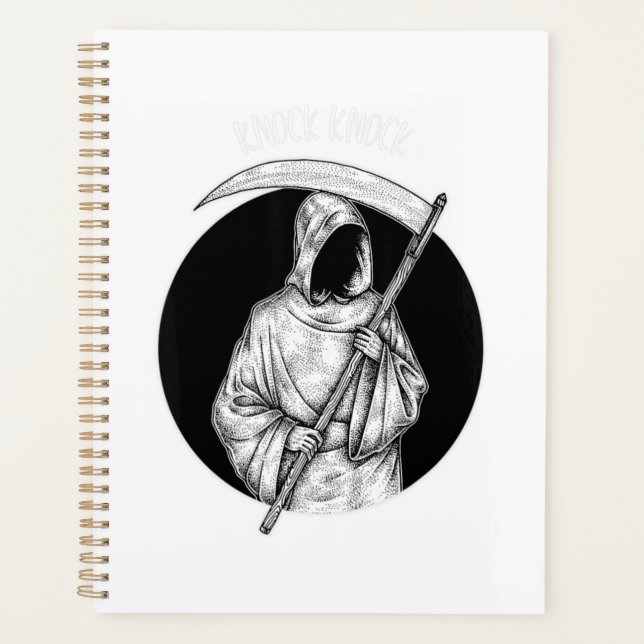 Agenda O Gótico Escuro Negra Cegos de Morte. (Frente)