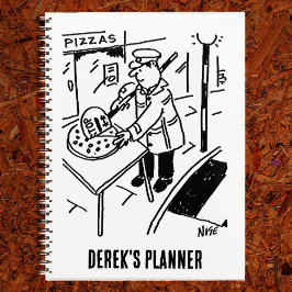 Agenda O Homem-Lupa está fatiando um Pizza Planner