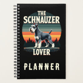 Agenda O Lover Schnauzer - Design De Cachorro Retroativo