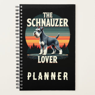 Agenda O Lover Schnauzer - Design De Cachorro Retroativo