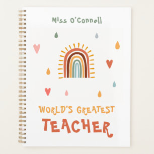 Agenda O maior professor do mundo doado a Boho Rainbow