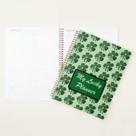 Agenda O Meu Sortudo Shamrock Verde 2025