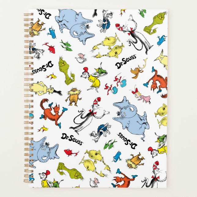 Agenda O Mundo do Dr. Seuss Pattern (Frente)