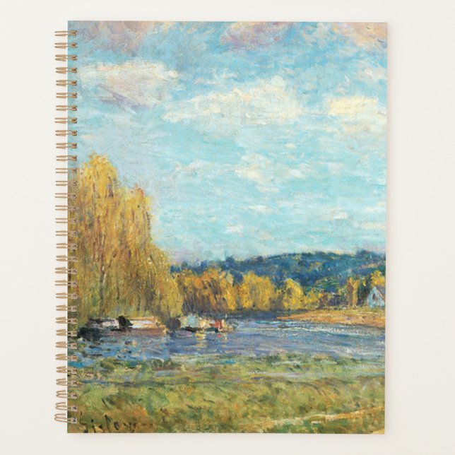 Agenda O Sena em Santo-Nuvem Alfred Sisley (Frente)