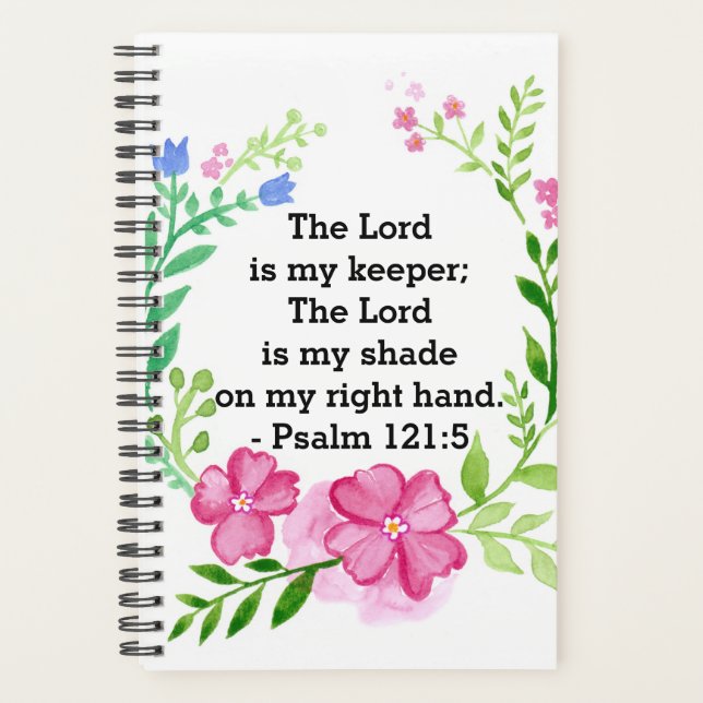 Agenda O Senhor é o meu protetor (Frente)