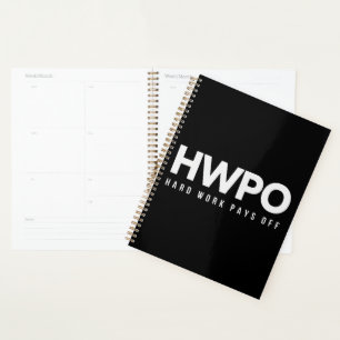 Agenda O Trabalho Duro Compensa Motivação Ano Novo