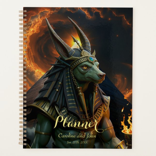 Agenda Observador do Além – Anubis.   (Frente)