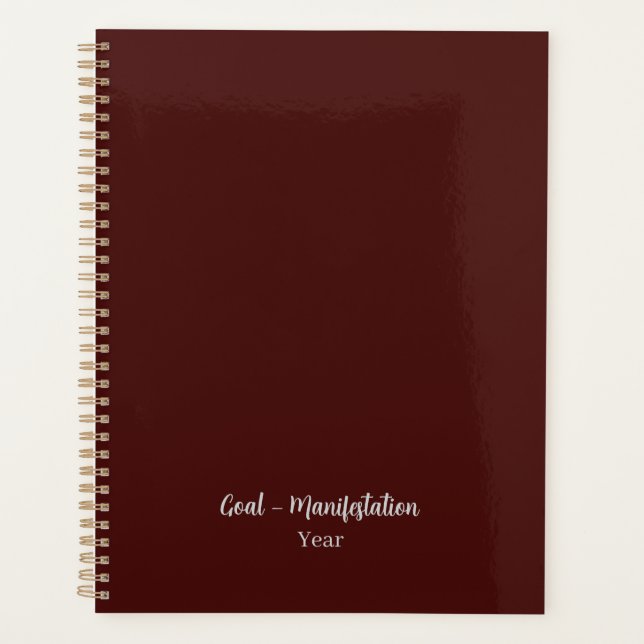 Agenda Obsidian Lava Planner (Frente)