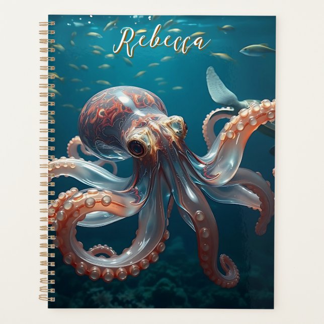 Agenda Octopus de Glassas no Mar Profundo (Frente)