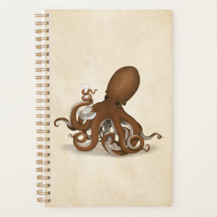 Agenda Octopus do laboratório e Mesa periódica, natural