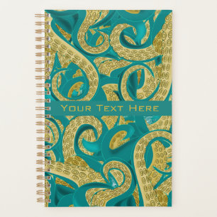 Agenda Octopus Planner Nome de Texto Personalizado