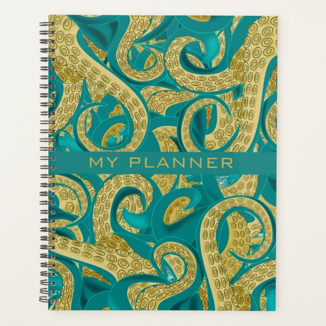 Agenda Octopus Planner - Personalizado (Frente)