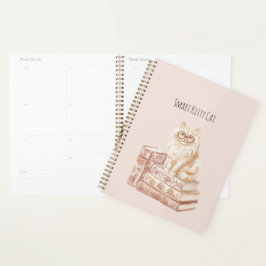 Agenda Óculos de Gatinho Esperto Rosa Livros