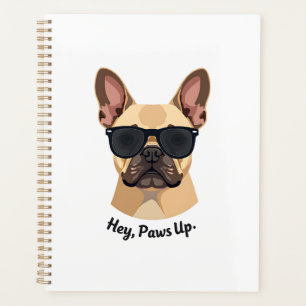 Agenda Óculos de Sol Vintage Hey, Paws Up Bulldog Francês