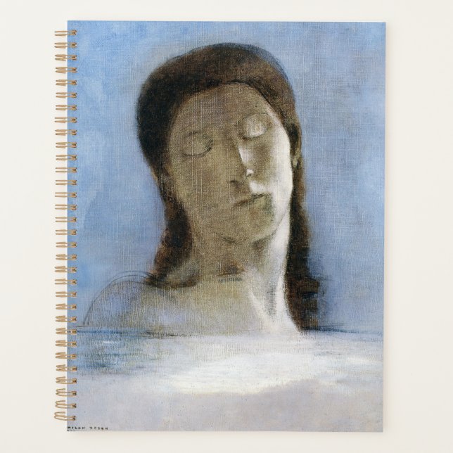 Agenda Odilon Redon, olhos fechados 1890  (Frente)