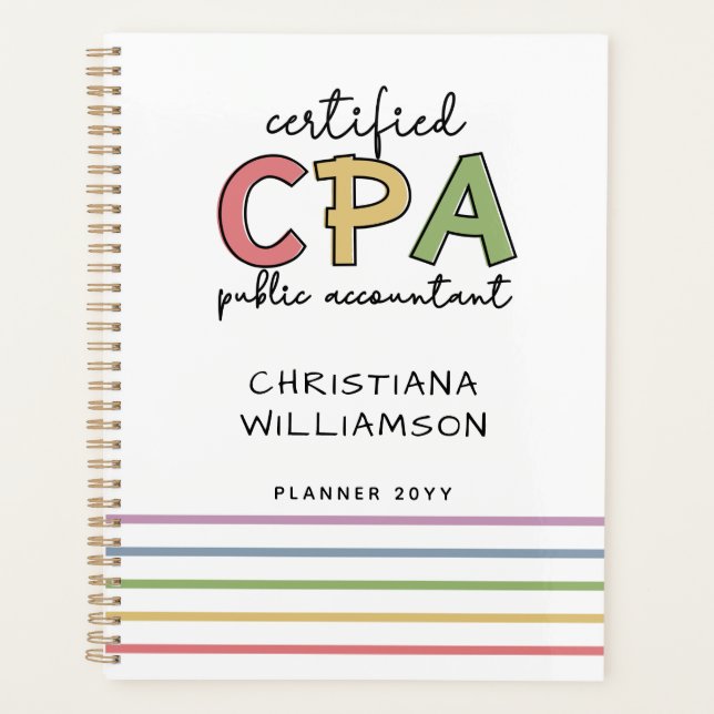 Agenda Oferta de Contabilista Pública Certificada da CPA  (Frente)