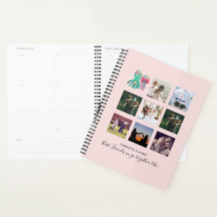 Agenda Oferta Personalizada de Octopus de Colagem de Foto