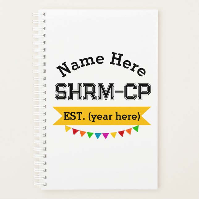 Agenda Oferta Personalizada SHRM-CP de Recursos Humanos (Frente)
