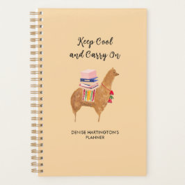 Agenda Office Alpaca Llama Funny Inspiração Pessoal