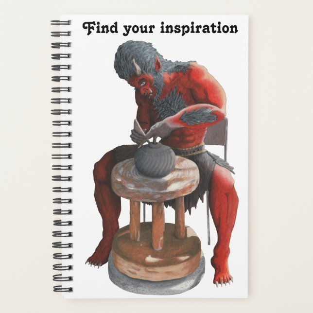 Agenda Ogre Potter Usando Pottery Wheel Planner (Frente)