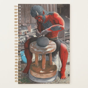 Agenda Ogre Trabalhando Potéria Japonesa Fantasia Arte Pl