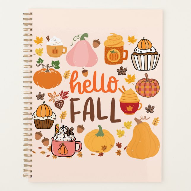 Agenda Olá Fall Pumpkins (Frente)