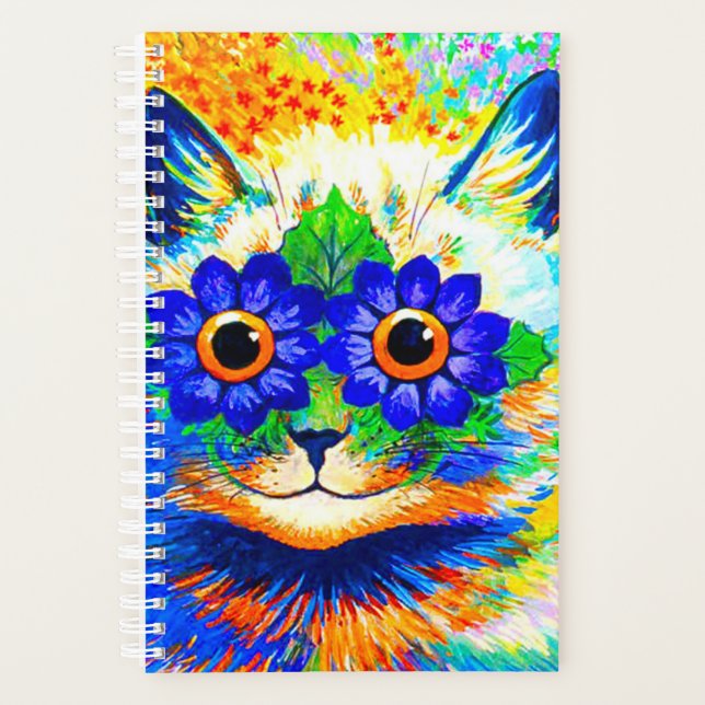 Agenda Olhos de Flor de Gato (Frente)