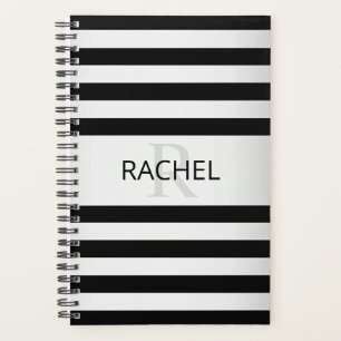 Agenda Ombre de Listras de Faux Prata Contemporâneo & Pre