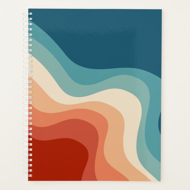 Agenda Ondas de estilo retrorreflector (Frente)