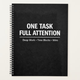 Agenda One Task Full Attention Deep Work