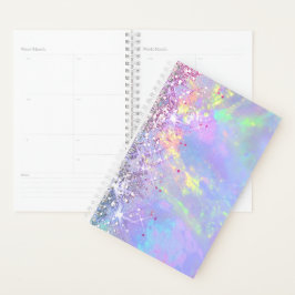 Agenda opal de faux glitter