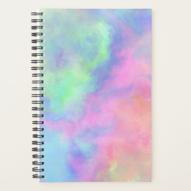 Agenda opal watercolor splash : (Frente)