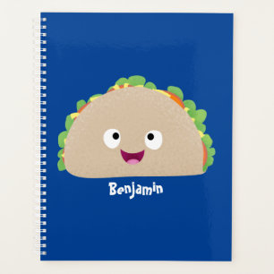 Agenda Óptica ilustração do desenho animado do taco fe