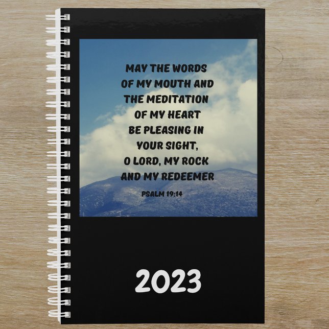 Agenda Oração pela Bíblia de Orientação de Deus Verso (Criador carregado)