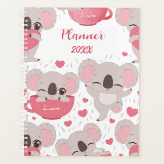 Agenda Orador Personalizado do Urso Koala Engraçado