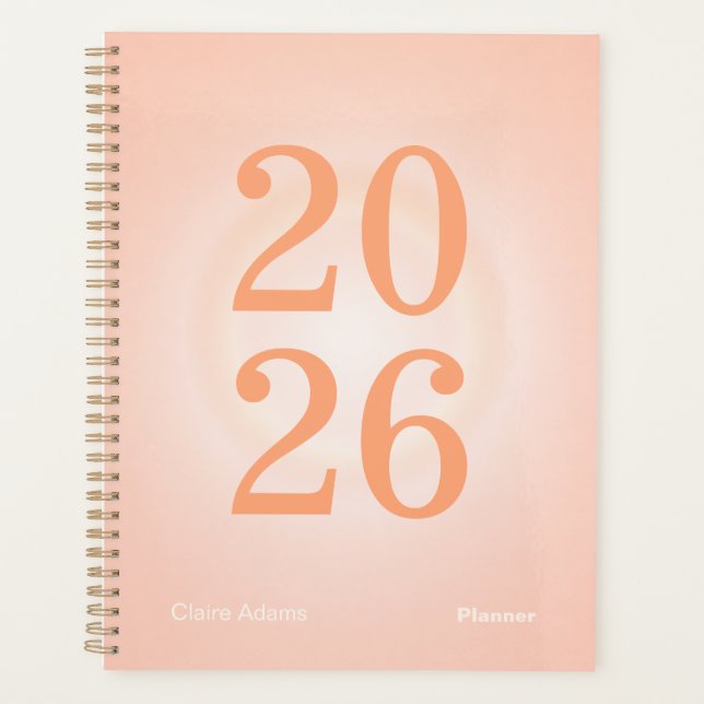 Agenda Orange Aura Big Year Planner (Frente)
