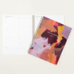 Agenda Orange & Purple | Modern Abstract Art Personalized<br><div class="desc">This custom planner cover features a vibrant and unique abstract art design created from my original hand-painted work. The colorful composition adds a modern, artistic touch to your daily planning routine. You can personalize the text to make it perfect for work, school, journaling, or as a thoughtful gift. All artwork...</div>