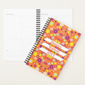 Agenda Orçamento Groovy Flower Power